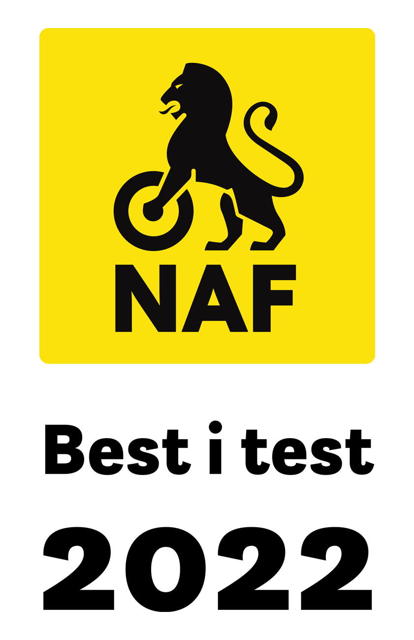 NAF logo best i test Zaptec